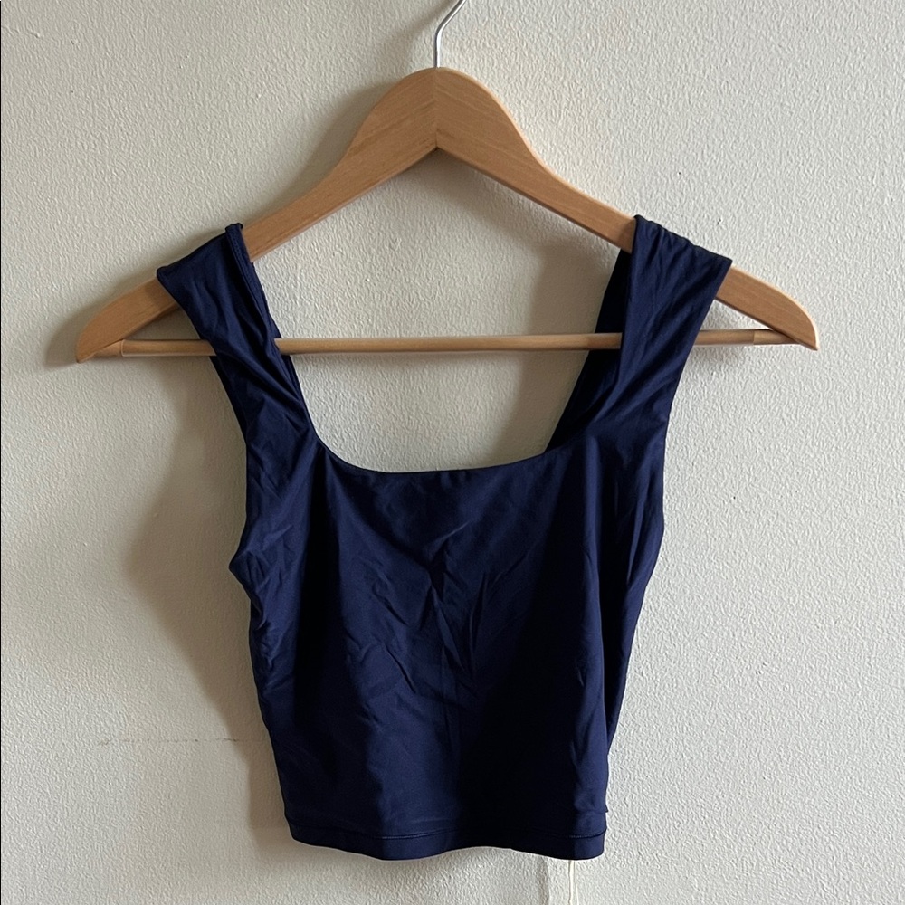 Aerie Smoothiez Navy Blue Women's Croppped Tank